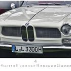 Nummernschild: L 3300 H. Oben: BMW 3200CS. Unten: 1 bis 30, CASAES EDITION. Vorderansicht eines klassischen BMW.
