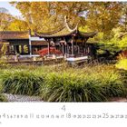 Zahlen und Text unten: "4", "CASARES EDITION". Ein asiatischer Pavillon inmitten eines herbstlichen Gartens.