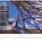 BMW, 4. CASA RES EDITION. Ansicht auf ein modernes Gebäude mit Glaskuppel und den markanten BMW-Tower.