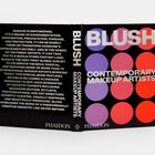 BLUSH: CONTEMPORARY MAKEUP ARTISTS. Diverse Kreise in Rosa, Lila, Rot. Schwarzer Hintergrund. Phaidon Verlag.