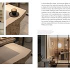 Texte beschreiben Spezialitätenkaffee als Kunst. Bilder zeigen ein modernes Café-Design mit minimalistischen Elementen.