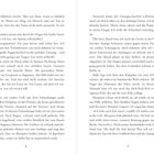 Seiten 8 und 9 eines Buches, voller Text. Inhalt über einen Golf mit Viehanhänger und Ziegen. Erwähnung von Kleopatra.