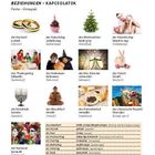 "Beziehungen – Kapcsolatok: die Hochzeit, der Geburtstag, das Weihnachten, der Valentinstag, das Silvester, das Ostern."