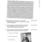 Texte im Bild:
"Wohin führen diese drei kurzen Wegbeschreibungen?"
"Was befindet sich an den Orten 1.–3.?"
"Sie sind in Warschau."
"Wann wurden diese berühmten polnischen Persönlichkeiten geboren?"

Weitere Elemente:
Skizze einer Karte mit Wegen, eine Liste polnischer Persönlichkeiten, und ein Foto von Maria Curie.