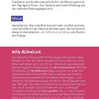 1 × 1 des Kölschen, malätzich, Muu, Willy Millowitsch. Text über Kranksein und Volkskünstler aus Köln.