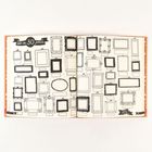 „Wir in 30 Jahren“ steht oben, darunter viele leere Rahmen in unterschiedlichen Größen und Designs auf zwei Seiten verteilt.