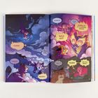 "Warrior Cats. Ich bin Blaustern, Anführerin des DonnerClans!" Illustration einer grauen Katze mit ernster Miene. Logo: BELTZ & Gelberg.