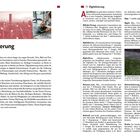 "Digitalisierung" ist fett gedruckt. Links beschreibt Text die Umwandlung analoger in digitale Informationen. Rechts folgt eine alphabetische Liste von Unternehmen wie "Alibaba", "Alphabet", und "Amazon". Oben links steht eine Zahl "18" mit digitalem Motiv.