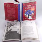 Buchcover mit "ABBY JIMENEZ" und "Married Little Christmas". Illustration eines Paares in Winterlandschaft.
