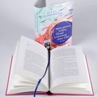 Zwei Bücher, eines geöffnet und eines mit dem Titel "Mein ganzes Leben, Öl auf Leinwand, ohne Titel" von Alena Schröder.