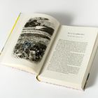 "Bevor wir aufbrechen. Bei mir selbst zuhause sein." Ein offenes Buch mit einer Schwarz-Weiß-Illustration.