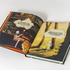 Illustration: Ein Skelett sitzt drinnen und draußen. Text: „Ich habe weder die Zeit…“ und „Raube dir nicht deinen inneren Frieden…“