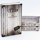"Sebastian Fitzek, Der Nachtzug, Psycho Thriller, Droemer." Drei Bücher mit metallischem Cover in Industrielook.