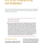 Seite 10: "Die erste Begegnung mit Diabetes." Erfahrungen von Eltern und Informationen zur Unterstützung.