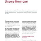 Seite 10, Titel: "Unsere Hormone". Einleitung: Bedeutung hormoneller Veränderungen in den Wechseljahren. Zwei Absätze Text.