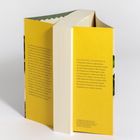 Ein Buch mit gelbem Einband. Text erwähnt Francesca Giannone, das Buch "Die Briefträgerin" und Vertriebserfolg in 41 Ländern.