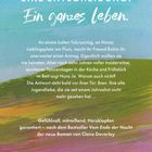 Text oben: "ZWEI WEGE. EINE ENTSCHEIDUNG. Ein ganzes Leben."
Aquarell mit Grüntönen und Farbübergängen.