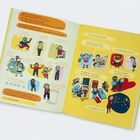 Zwei bunte Seiten mit Texten über Individualität und Empfindsamkeit, begleitet von kindgerechten Illustrationen.