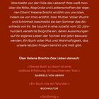 Zitate und eine Zusammenfassung über Helene Brachts Buch über ihre Mutter, betont die emotionale Tiefe und Bedeutung.