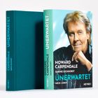 Titel: "Unerwartet". Autoren: Howard Carpendale, Sabine Eichhorst. Buchcover zeigt eine nachdenkliche Person.