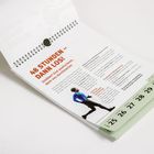 Text: „48 STUNDEN – DANN LOS! Erkältet? Erst auskurieren, dann neu durchstarten.“ Kalender: 25. bis 31. Januar. Mann joggt.