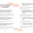 Kleine Gewohnheiten zur Bereicherung deiner Morgenroutine. Liste die Dinge auf, entscheide dich, kümmer dich.
