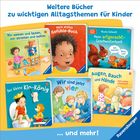 "Weitere Bücher zu wichtigen Alltagsthemen für Kinder. Wir weinen und lachen, mein erstes Gefühlebuch, ... und mehr!" Illustrationen von Kinderbuch-Covern.