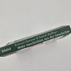 "Buchrücken mit Titel 'Mehr Geschichten aus der Geschichte' von Richard Hemmer & Daniel Meßner, Verlag Piper."