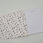 Text: "DON'T F*CKING PANIC!" Schwarze Symbole auf weißem Hintergrund, Muster aus verschiedenen kleinen Grafiken.