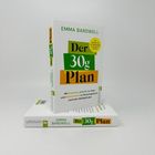 Buchtitel: „Der 30g Plan“, Autor: Emma Bardwell. Slogan: „Der einfache und nachhaltige Weg zur Gewichtsabnahme“.