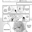 Comic mit Unterhaltungen: 

1. "Nicht doch. Michiru hätte sich bestimmt gefreut."
2. "Entschuldigen Sie die frühe Störung."
3. "Komm jederzeit wieder."
4. "Aber dann komm ich wieder."
5. "Versprochen!" 

Illustrationen von Personen in Gesprächen.