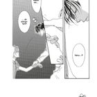 Illustration mit drei Sprechblasen: "Haben sie...", "...dir wehgetan?", "Sano...?" Zwei Charaktere, einer reicht die Hand.