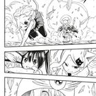 "Babumm!!", "Geht’s noch?! Nein!!!", "Bist du etwa Hakus Braut?", "Was genau... ist hier passiert?". Manga-Charaktere in Aktion.