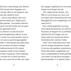 Texte auf den Seiten 14 und 15 eines Buches. Es geht um Kits Helm, Vampir Dorn und Strickkränzchen. Enthält Dialoge.