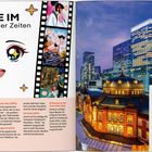 "ANIME IM Wandel der Zeiten" mit großem Auge und 5 Textboxen. Links Animationen, rechts Nachtaufnahme einer Stadt.