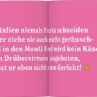 Trinkgeld geben. Hilfreiche Dos & Don’ts beim Essen und Trinken. Illustration: Teller mit Essen, Kerzenständer, Soße.