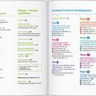 Inhalt mit Kategorien: "Das Beste zuerst", "Planen – Packen – Losfahren", "Die besten Touren in Nordspanien". Touren von A bis G.