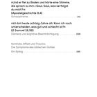 Kapitelüberschrift: Ungewisse Realität, Schizophrenie, Demenz, Kontrolle, Affekt und Trauma, mit Bibelzitaten.