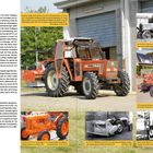FIAT AGRI (I) - Beschreibung von Traktorenentwicklung seit 1919. Bilder von verschiedenen Traktormodellen, darunter Fiat 702.