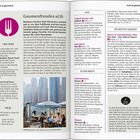 Gaumenfreuden ad lib. FOOD-TOURS beschreibt kulinarische Erlebnisse in Dubai. Bild zeigt Skyline bei Mittagessen an der Dubai Marina.