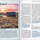 Seite 142: Lieblingsort. Sübnenschnidersteen: 165 t schwer, 1,80 m hoch, 6,40 m lang. Seite 143: Putgarten und das Kap Arkona.