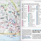 "Bairro Alto, Príncipe Real und Cais do Sodré" zeigt Sehenswürdigkeiten, Einkaufsmöglichkeiten, Restaurants. Detailreicher Stadtplan.