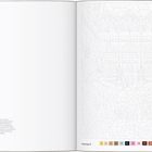 Links Text über den Jardin du Luxembourg. Rechts eine nummerierte Malvorlage, darunter eine Farbpalette.