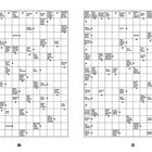 Kreuzworträtsel mit Pfeilen zu Wörtern wie "Oper von Weber", "schwerer Sturm" und "afrikanische Wüste". Seitenzahlen: 36, 37.
