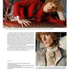 FIG. 34: Brosche in Oya-Technik. FIG. 33: Halskette mit Bordüre und Anhänger in Oya-Technik. Eine Person in roter Kleidung.