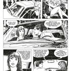 Comic mit Autoszene, in der zwei Personen über finanzielle und persönliche Probleme diskutieren.