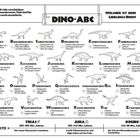 Texte: Dino-ABC, "Es gab viele verschiedene Dinosaurierarten. Viele sind bis heute noch unentdeckt.", "Welcher ist dein Lieblings-Dino?"