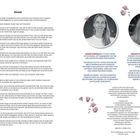 Glossar mit Begriffen: Baguette, Bonjour, Cancan, Champs-Élysées, Croissant, Eiffelturm, Frankreich, Louvre, Madame & Monsieur, Marsfeld, Mona Lisa, Montmartre, Moulin Rouge, Paris, Sacré-Cœur.

Rechts: Fotos von Isabelle Schelling und Kathleen Hoffmann mit farblich hervorgehobenen Texten zur Biografie.