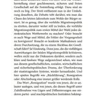 Seite 8 einer Publikation mit Text über Migration und den Begriff "Remigration". Diskussion über politische Maßnahmen.