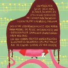 Ein Mädchen sitzt am Klavier. Lebensgeschichte von Maria Anna Mozart. Illustration mit Noten und einem Mädchenkleid.